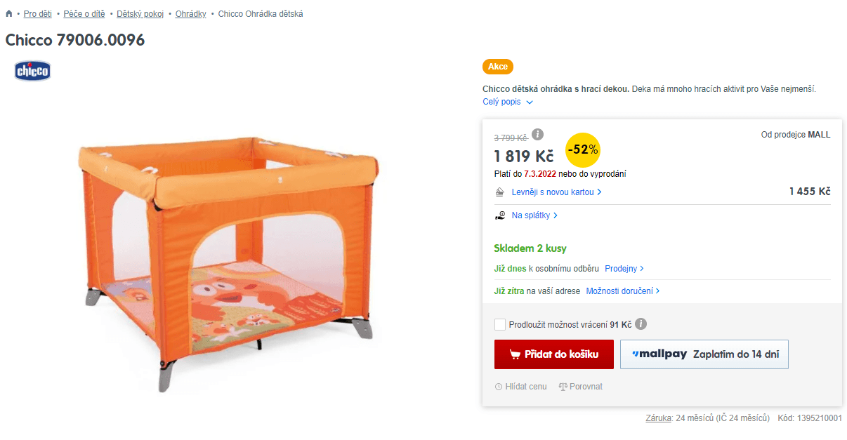 Dětská ohrádka s hrací dekou Chicco