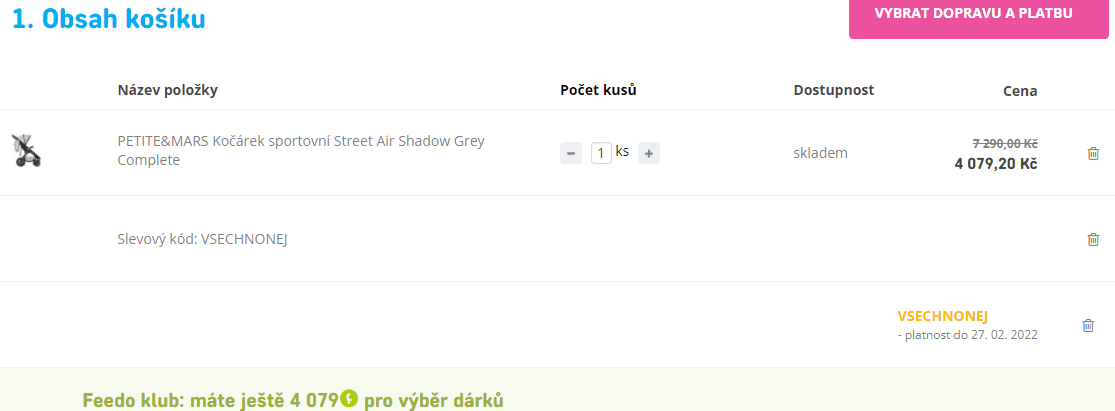 Sportovní kočárek PETITE&MARS Street Air 