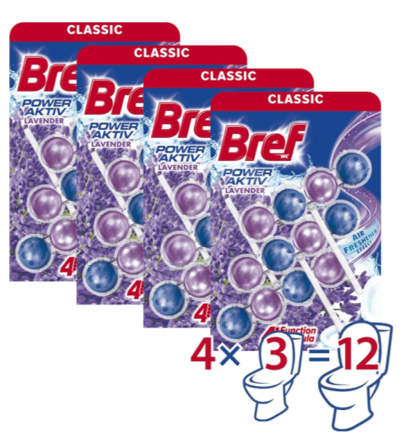 12x blok BREF Power Aktiv Lavender 