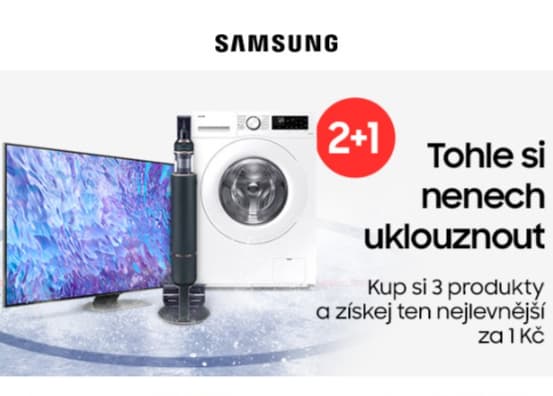 Samsung - akce 2+1 ZDARMA