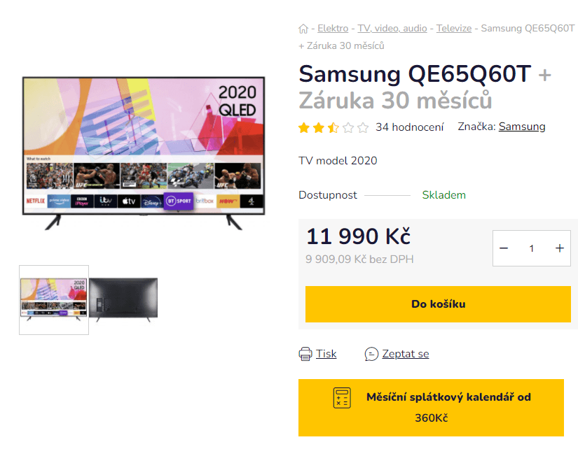 QLED, 4K, Smart, HDR, 164cm, Samsung