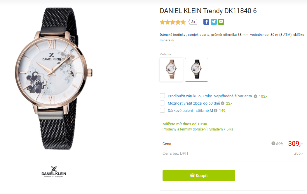 Dámské hodinky Daniel Klein Trendy