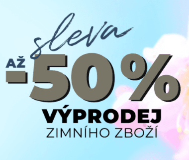 Sleva 50% na zimní produkty