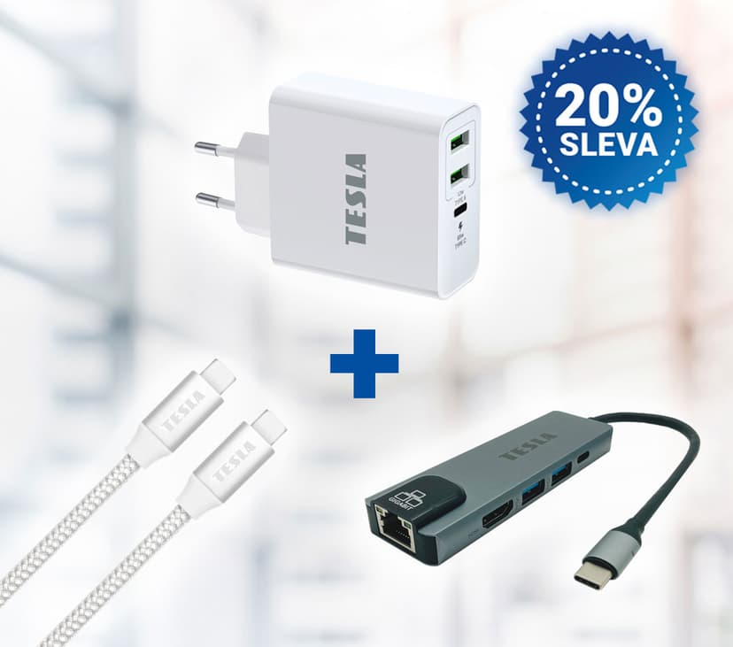 SLEVA 20% SET Sync & Charge pro ultrabook/MacBook