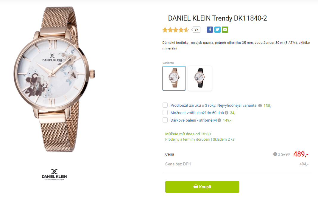 Dámské hodinky Daniel Klein Trendy