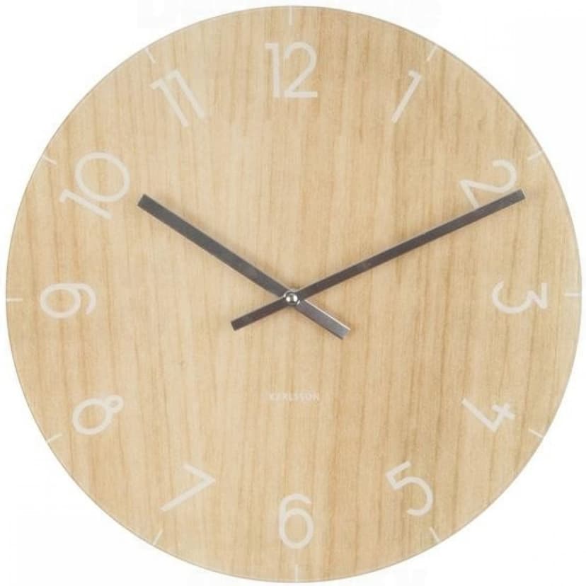 Nástěnné dřevěné hodinky Karlsson, 40 cm