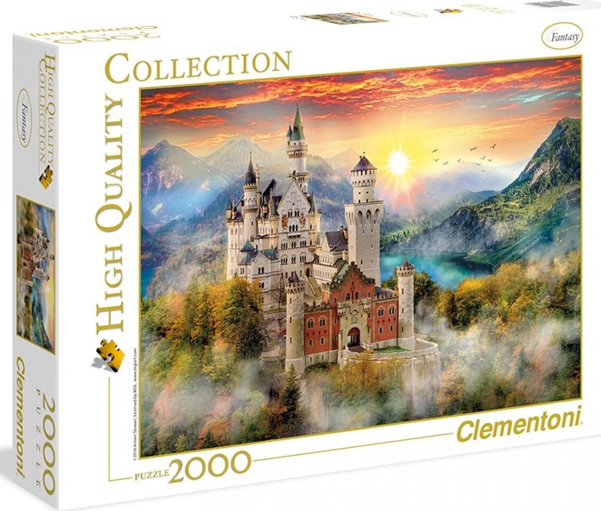 Puzzle Clementoni Neuschwanstein 2000 dílků