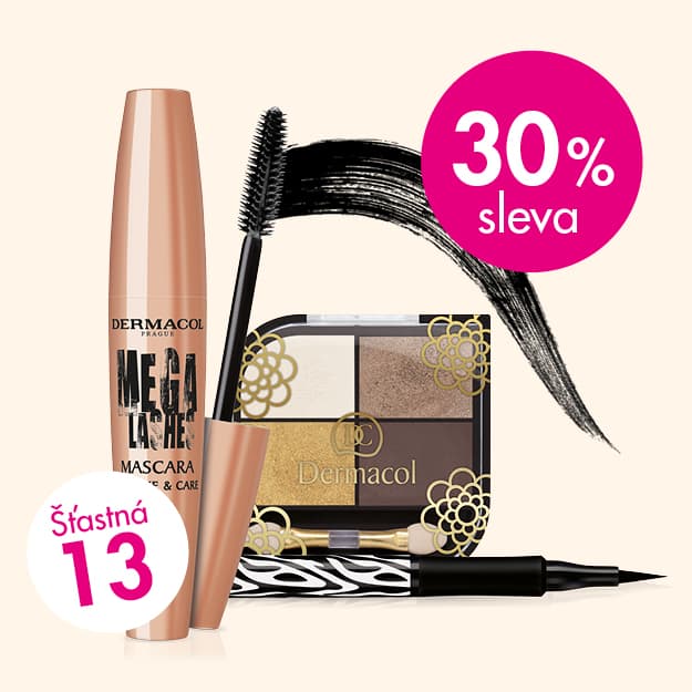 Sleva 30% na dekorativní kosmetiku na oči