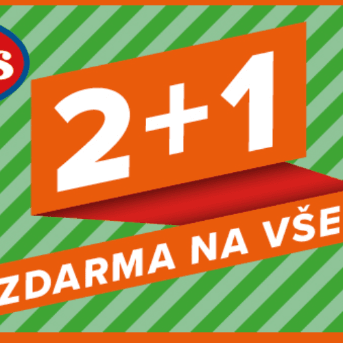 Hervis - 2+1 zdarma na vše