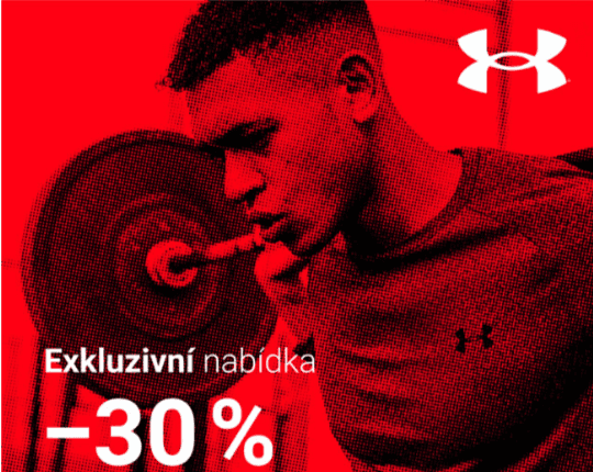  Extra sleva 30% na značku Under Armour
