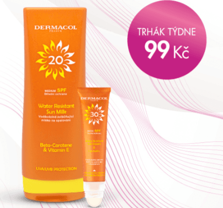 SUN mléko na opalování a pleťový krém