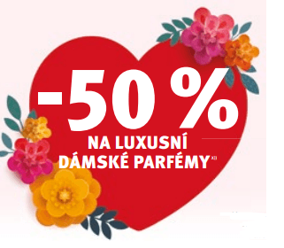 Sleva 50% na luxusní parfémy