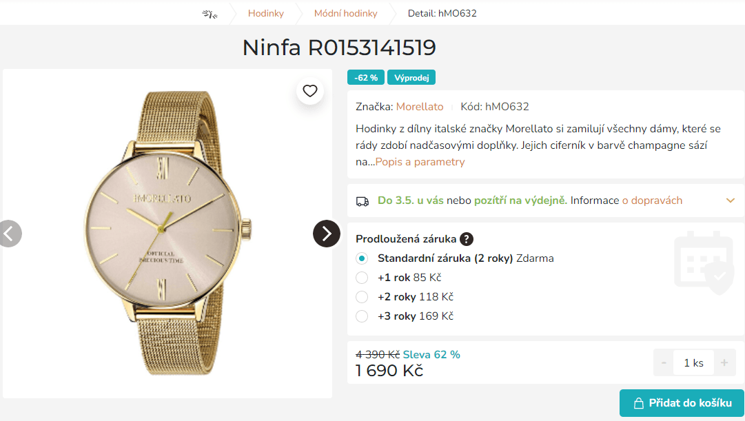 Dámské hodinky Morellato Ninfa