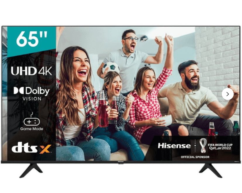 4K Smart TV, HDR, 164cm, Hisense