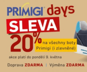 DetskeBoty - sleva 20% na Primigi