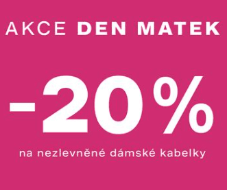 Sleva 20% na kabelky