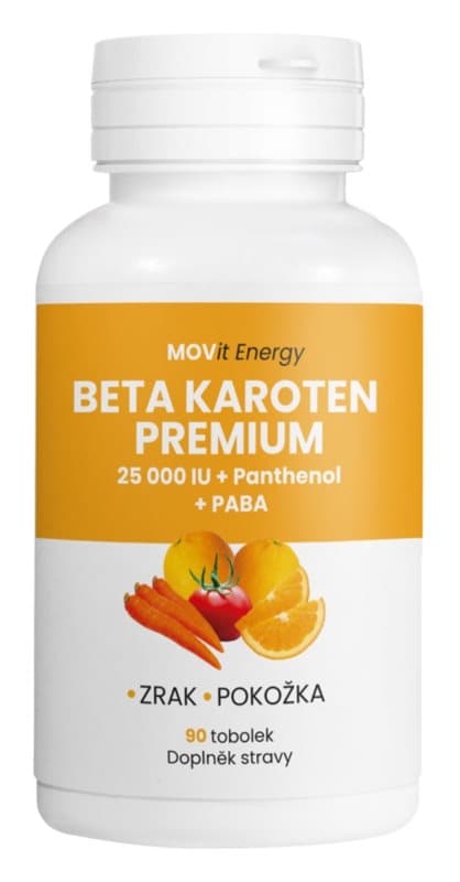 Beta karoten MOVit 25000 IU, 90 tablet