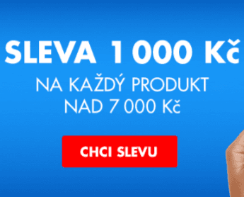 Sleva 1000 Kč na každý nákup nad 7000