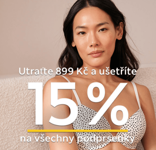 M&S - sleva 15% na podprsenky