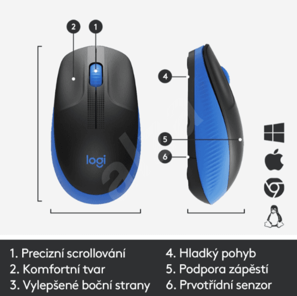 Bezdrátová myš Logitech M190
