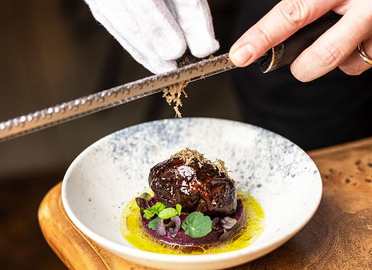 Degustační menu s víny v restauraci Amano