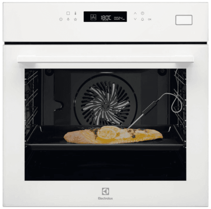 Vestavná trouba Electrolux, pára, gril, 70l.