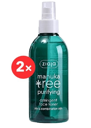 ZIAJA Manuka tree Pleťový tonik 2 × 200 ml