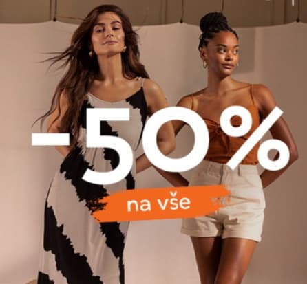 Orsay - sleva 50% na vše