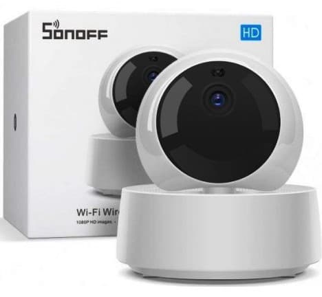 Vnitřní kamera Sonoff, detekce, rotace, Wifi