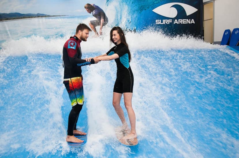 Nauč se surfing na trenažeru vč. instruktáže
