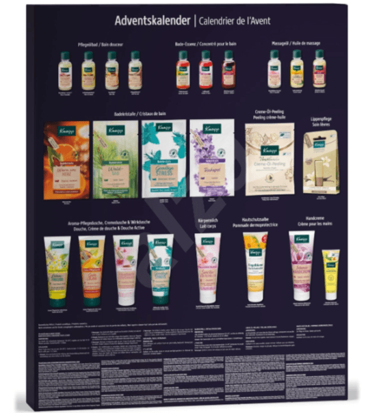 Adventní kalendář Kneipp - 24 produktů