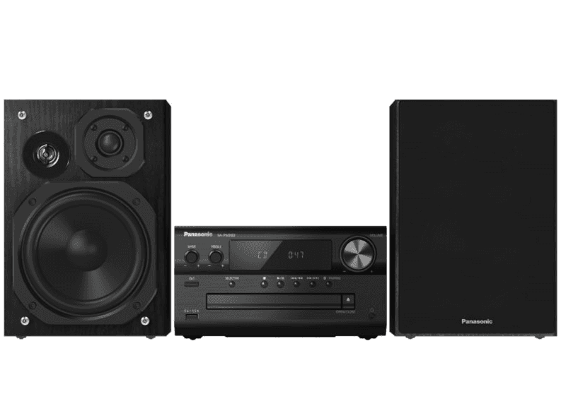 Mikrosystém Panasonic, 120W, BT, DAB+, CD, USB