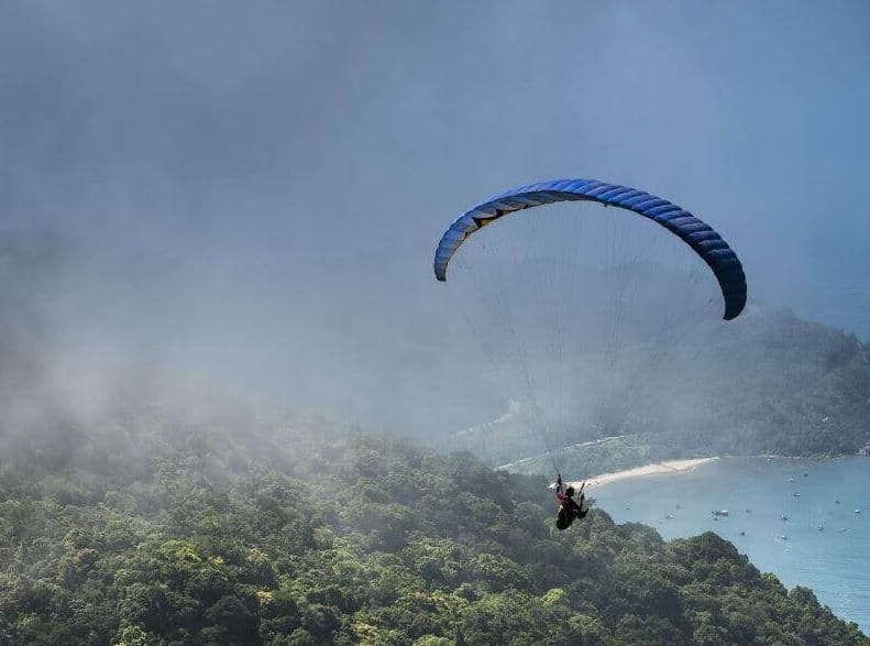 Termický tandem paragliding