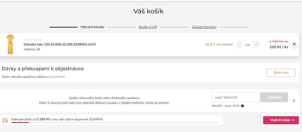 Dámské šaty s.Oliver žluté, vel. 34