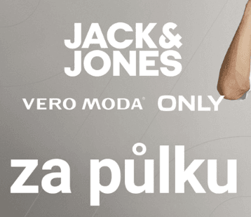 Sleva 50% na Jack & Jones, VERO MODA a ONLY