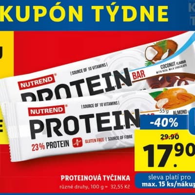 Proteinové tyčinky Nutrend 55 g