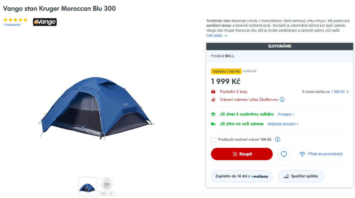 Stan Vango Kruger Moroccan Blu 300