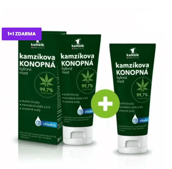 Konopná bylinná mast chladivá, 200 ml