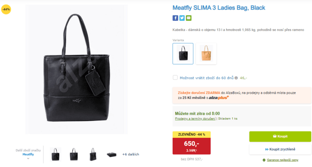 Dámská kabelka Meatfly SLIMA 3