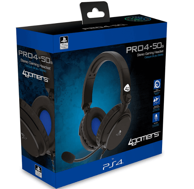 Herní sluchátka pro PC a PS4 4Gamers Premium