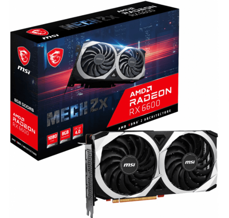 Grafická karta MSI AMD Radeon 8 GB