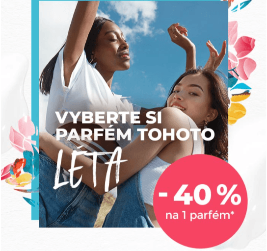 Sleva 40% na parfémy Yves Rocher