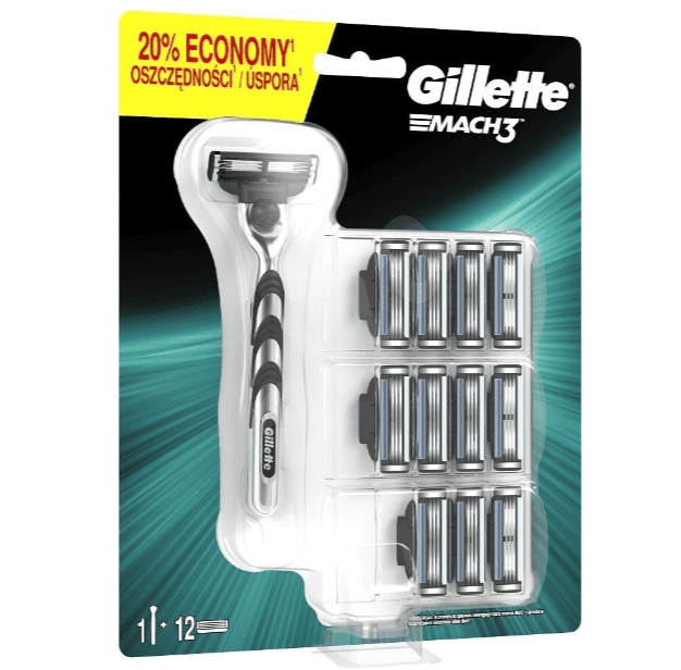 Gillette Mach3 + 12 náhradních hlav