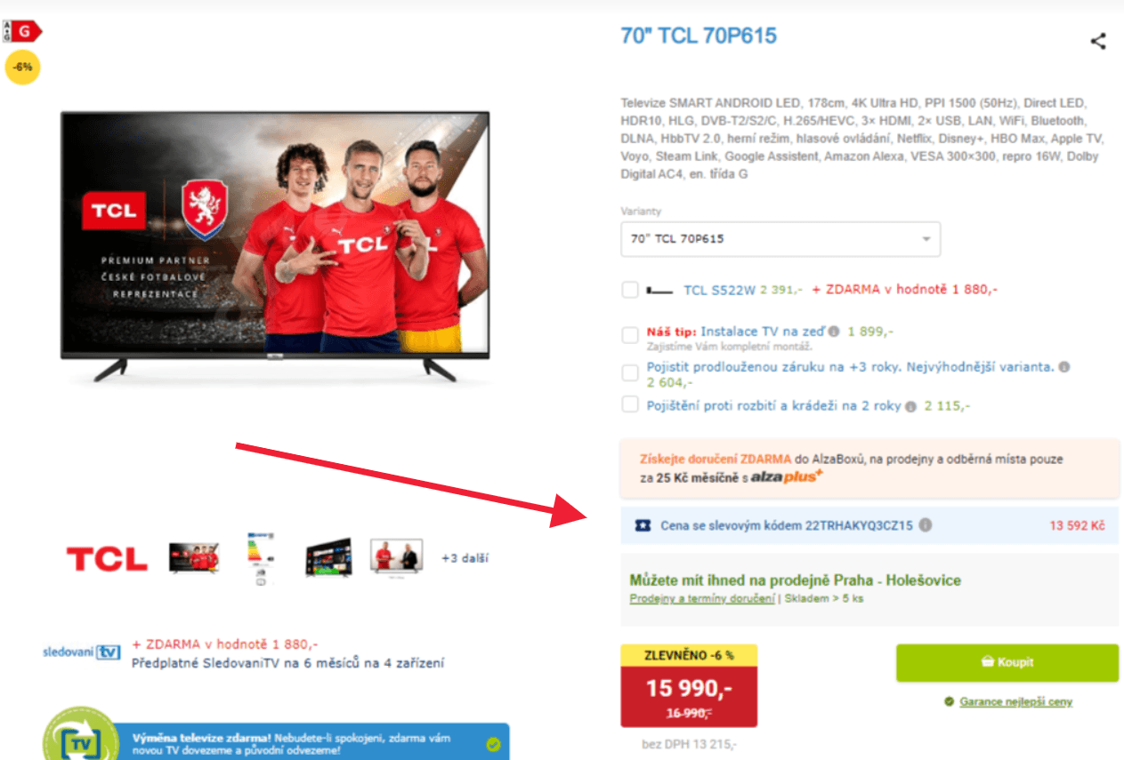 4K Smart, Android TV, 178cm, TCL