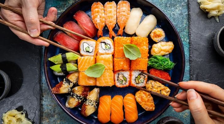 Degustační sushi menu pro dva