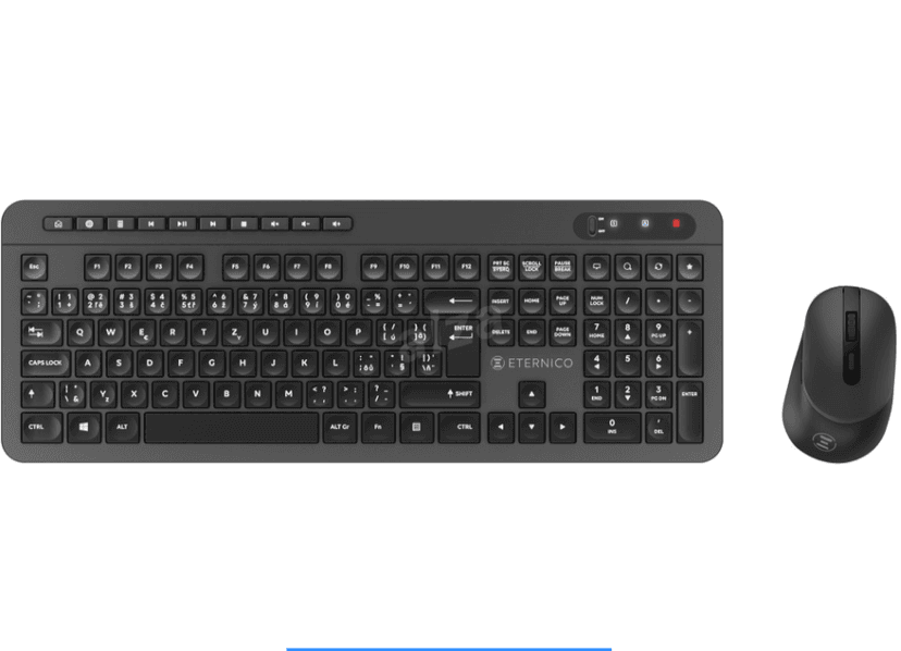 Bezdrátový set klávesnice a myši Eternico 