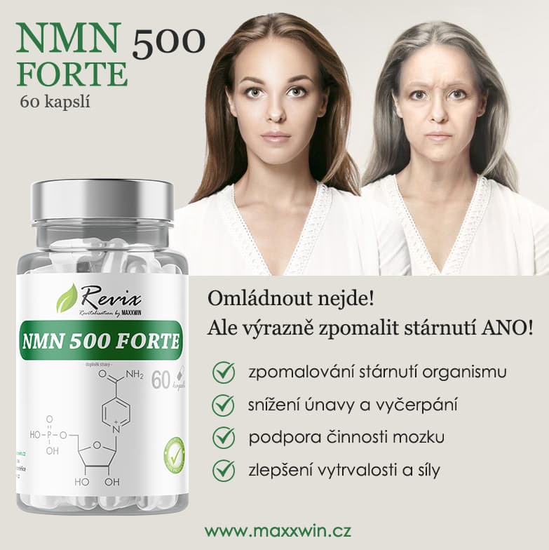 NMN 500 Forte - zpomalte stárnutí - NOVINKA