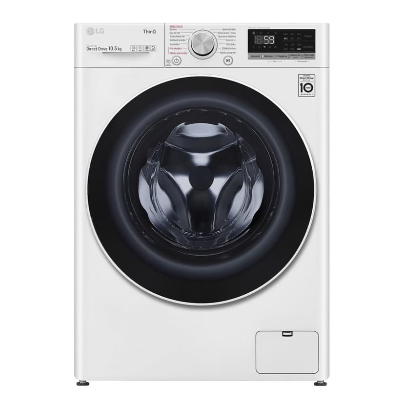 Parní pračka LG, 1400 ot./min, 10,5 kg