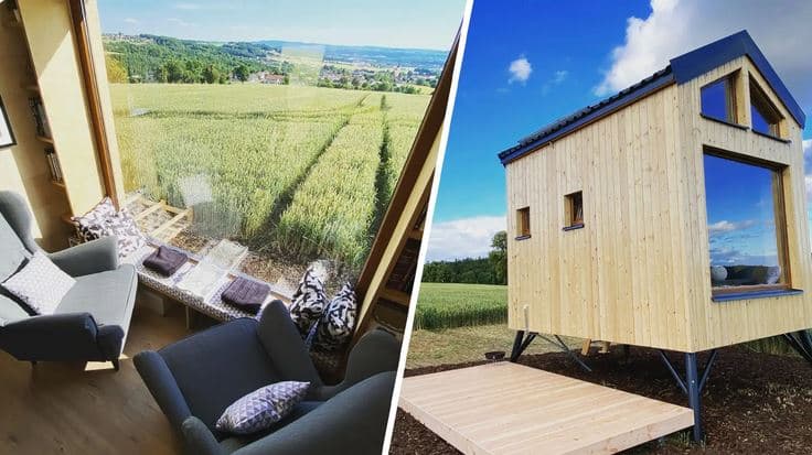 Glamping v domku pro 4 osoby