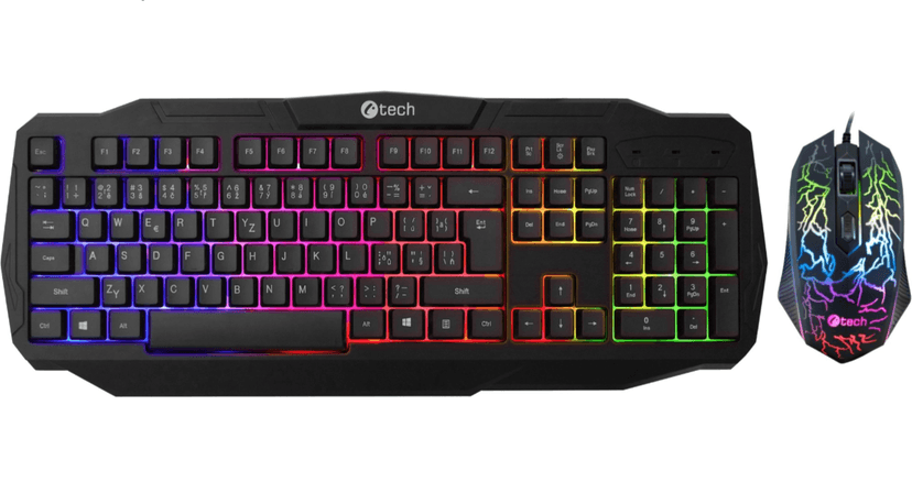 Set herní klávesnice a myši C-TECH
